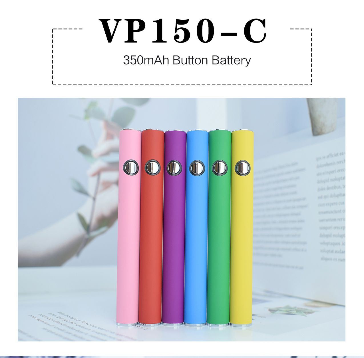 Preheat Variable Voltage Manual Cartridge Battery from China